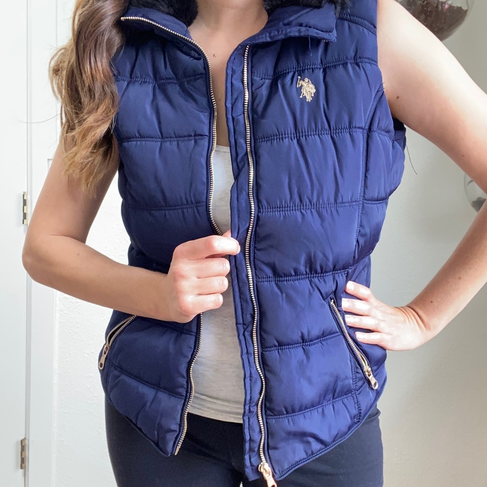 Navy Blue w Gold accents